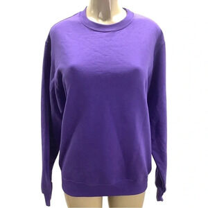 Clique purple crewneck sweatshirt new without tags